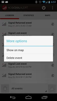 No Signal Alert android App screenshot 0