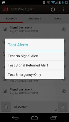 No Signal Alert android App screenshot 1